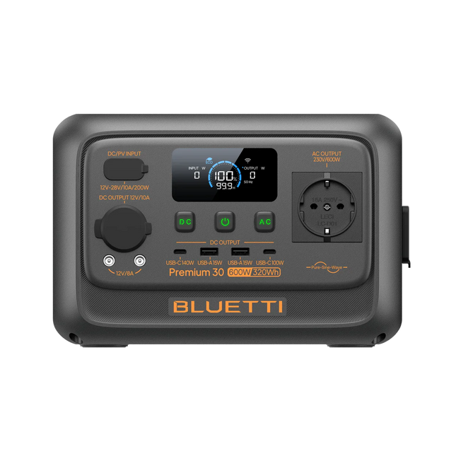 BLUETTI Premium 30 V2 Tragbare Powerstation I 600W  320Wh